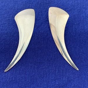 Vintage Mexican silver earrings